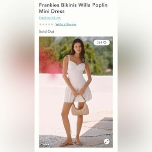 Frankie's Bikinis Willa Poplin Mini Dress